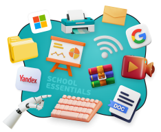 Цифровая база для школьника - КИБЕРшкола программирования для детей, компьютерные курсы для школьников, начинающих и подростков - KIBERone г. Митино