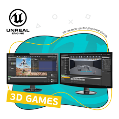 Unreal Engine 4. Игровой движок - КИБЕРшкола программирования для детей, компьютерные курсы для школьников, начинающих и подростков - KIBERone г. Митино