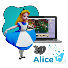 Alice 3d - КИБЕРшкола программирования для детей, компьютерные курсы для школьников, начинающих и подростков - KIBERone г. Митино