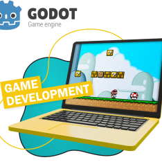 Godot.  Основа создания легендарных игр - КИБЕРшкола программирования для детей, компьютерные курсы для школьников, начинающих и подростков - KIBERone г. Митино