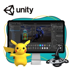 Мир игр на Unity 2D на популярном движке + AI-помощники - КИБЕРшкола программирования для детей, компьютерные курсы для школьников, начинающих и подростков - KIBERone г. Митино