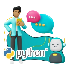 Умный чат-бот на Python на Telegram - КИБЕРшкола программирования для детей, компьютерные курсы для школьников, начинающих и подростков - KIBERone г. Митино