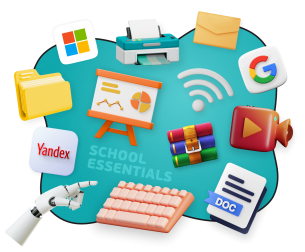 Цифровая база для школьника - КИБЕРшкола программирования для детей, компьютерные курсы для школьников, начинающих и подростков - KIBERone г. Митино