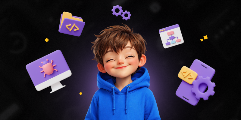 Идеальный сайт с нуля: код, дизайн и AI-помощник - КИБЕРшкола программирования для детей, компьютерные курсы для школьников, начинающих и подростков - KIBERone г. Митино